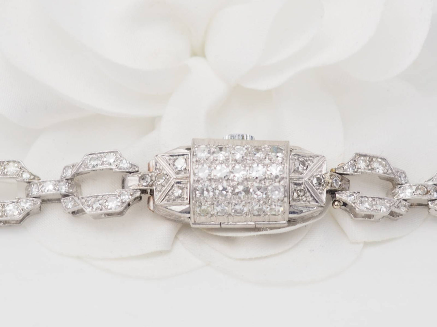 Montre Ramona en Platine et diamants