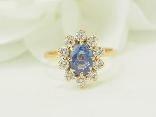 luxury sapphire ring