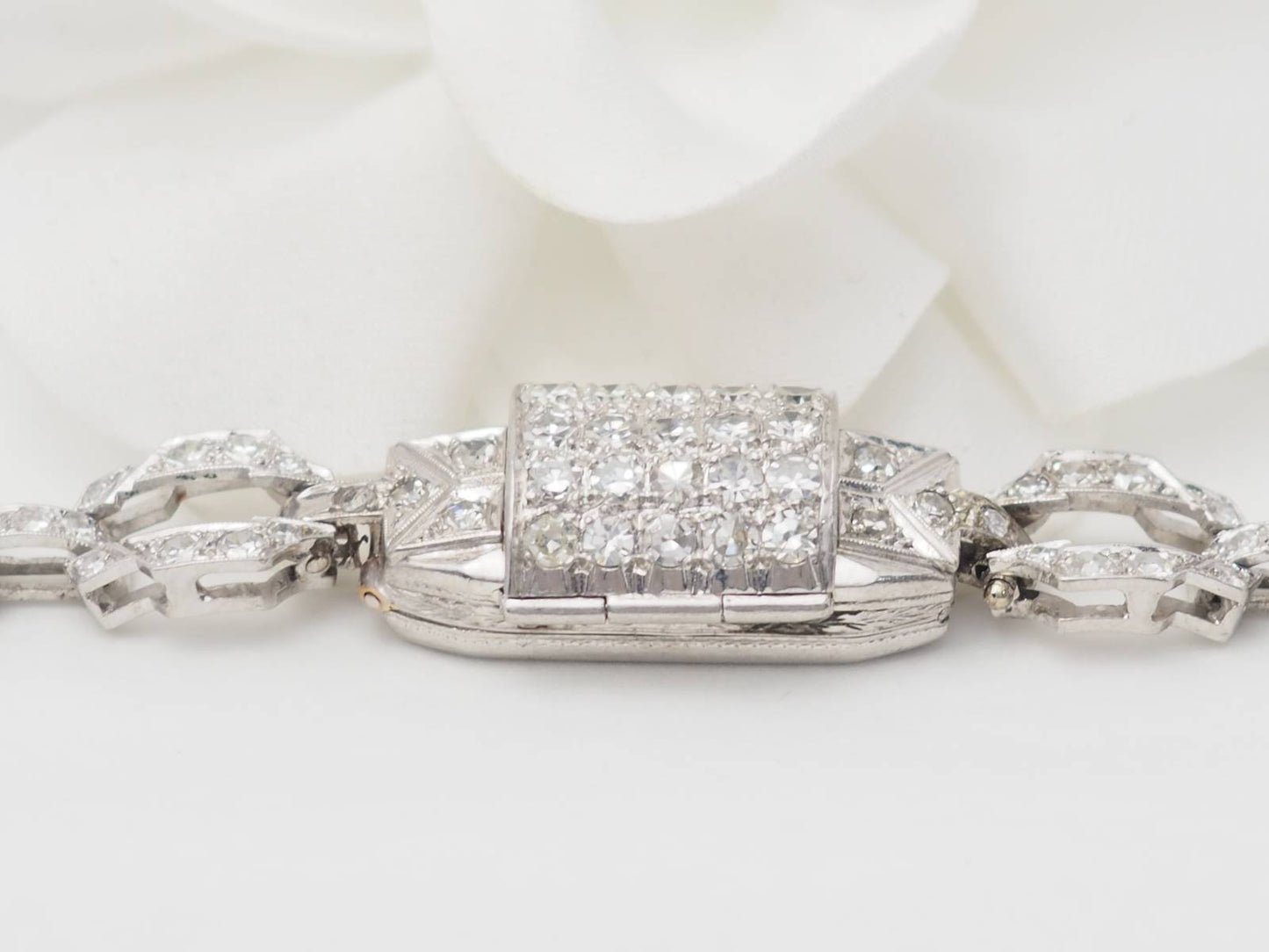 Montre Ramona en Platine et diamants
