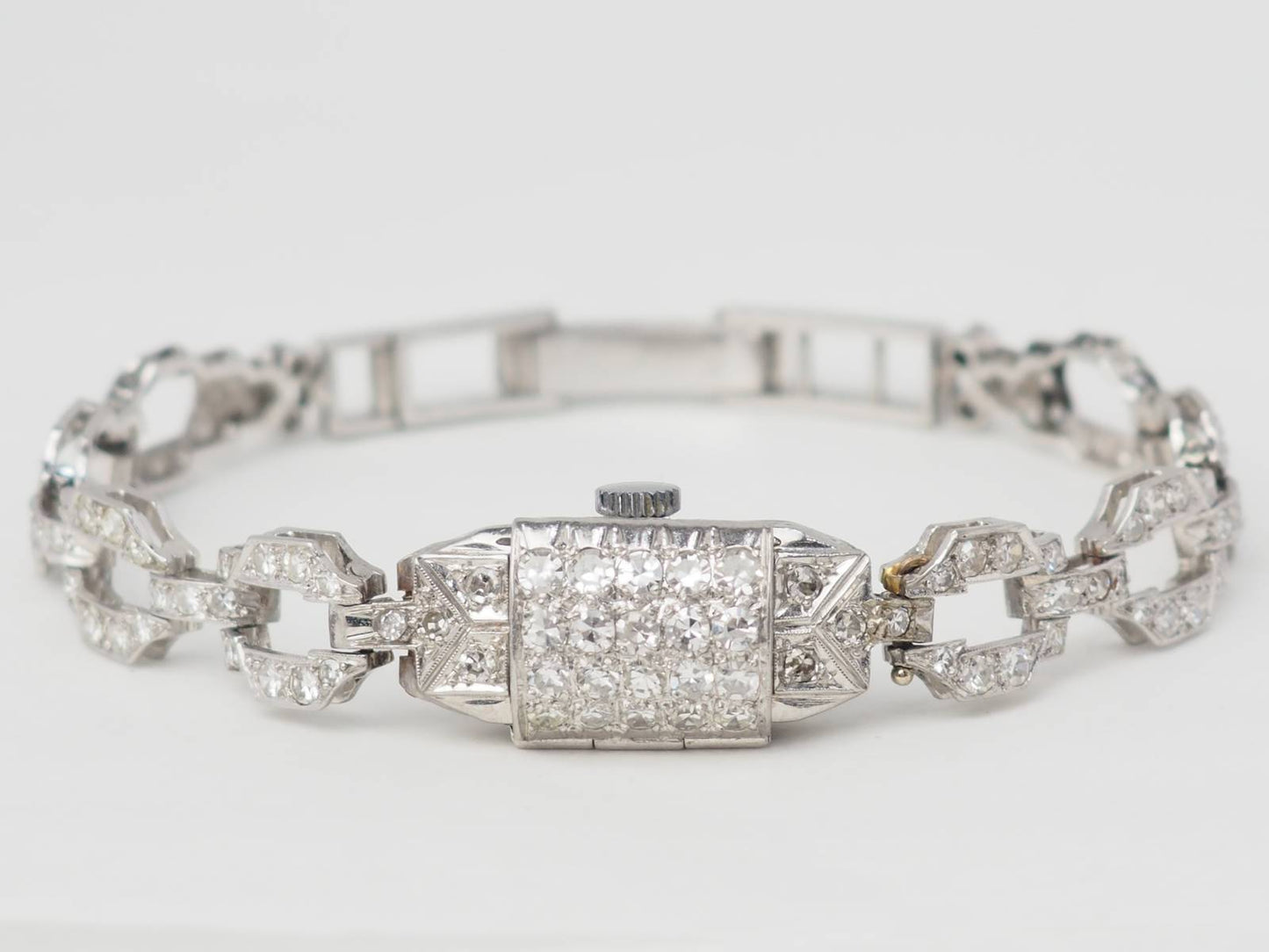 Montre Ramona en Platine et diamants