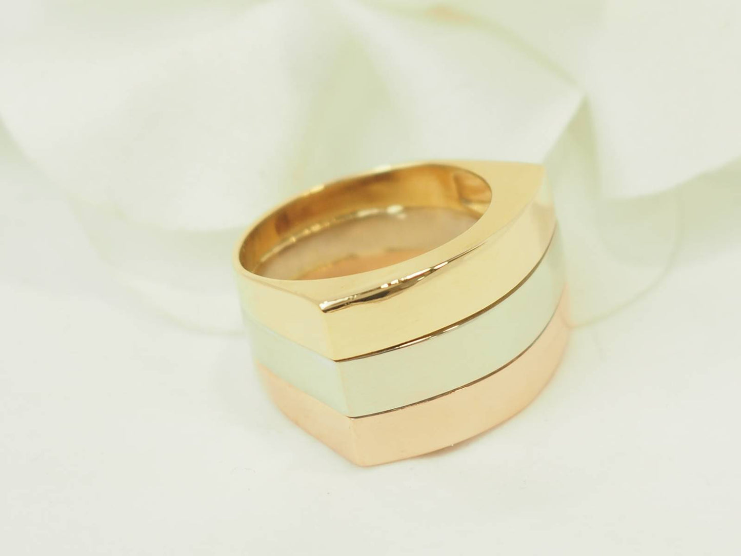 Bague vintage 3 ors 18 carats