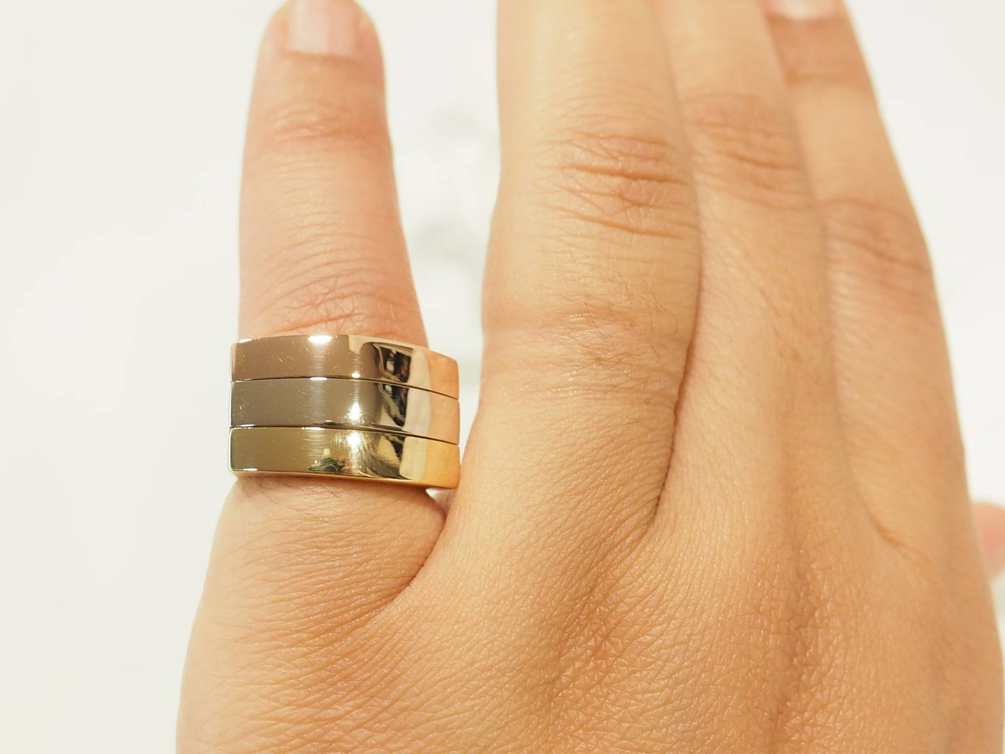 Bague vintage 3 ors 18 carats