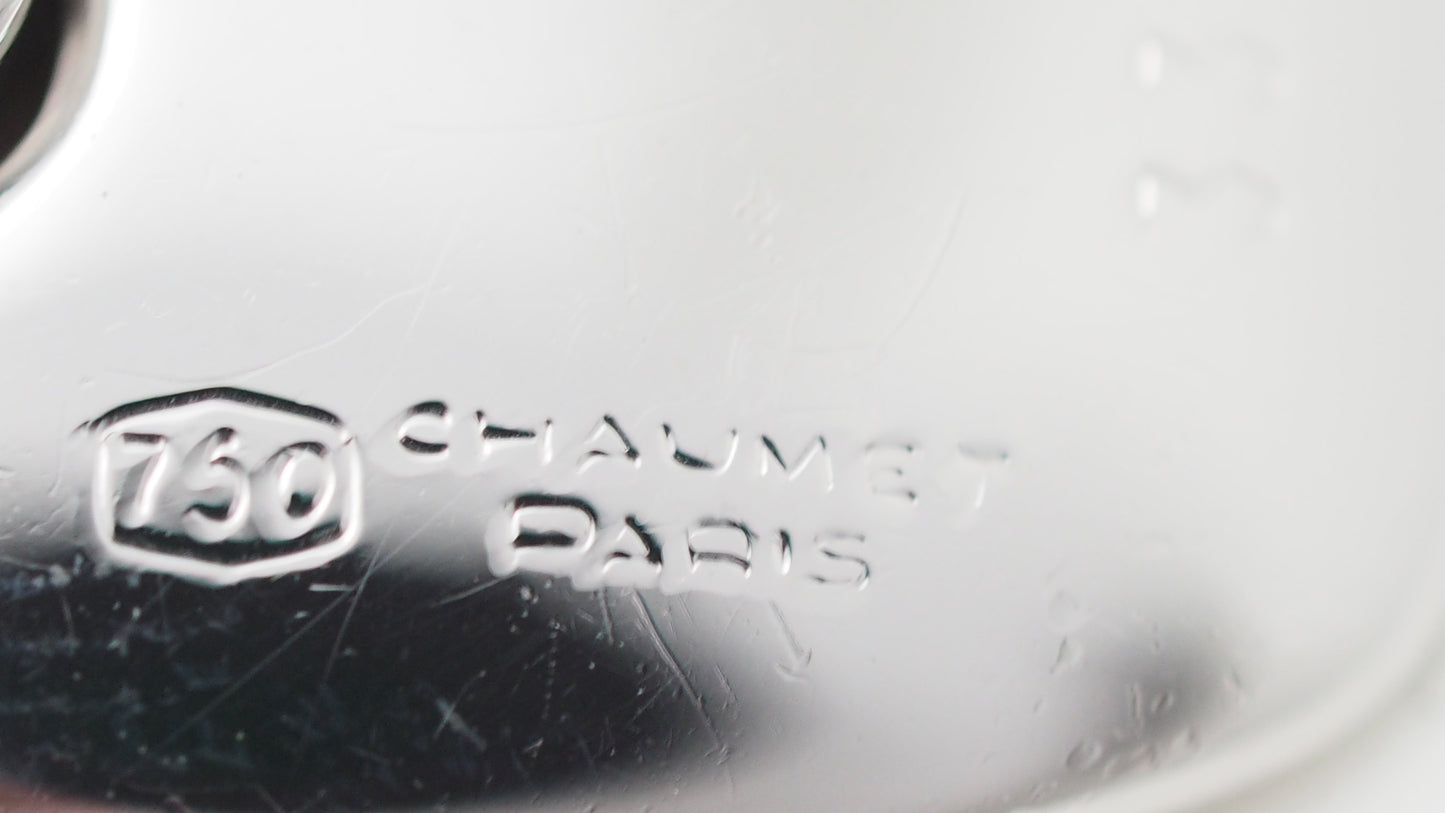 Boucles d'oreilles CHAUMET Liens en or blanc et diamants