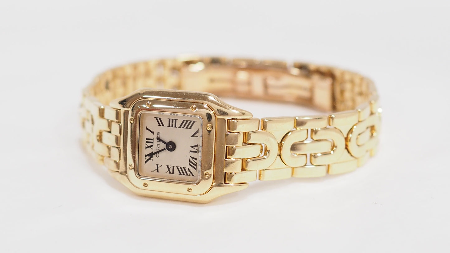 Montre Mini Panthère de Cartier en or jaune