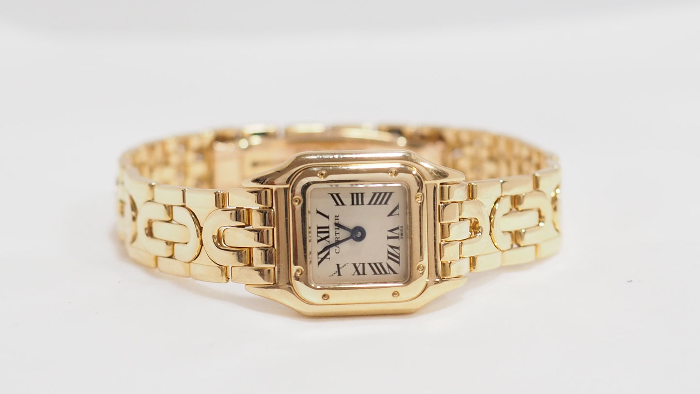 Montre Mini Panthère de Cartier en or jaune