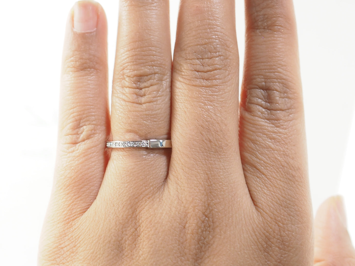 Bague Tiffany & Co en or blanc et diamants