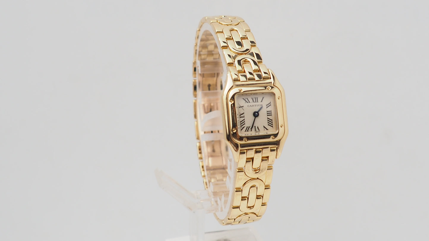 Montre Mini Panthère de Cartier en or jaune