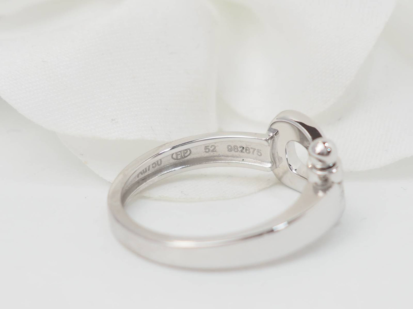 Bague Fred force 10 en or blanc et diamants