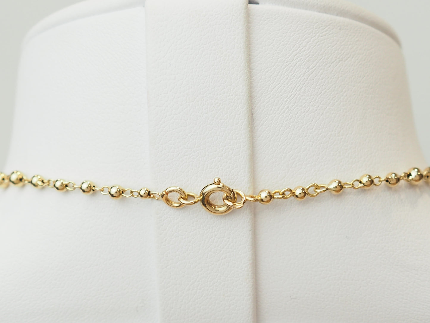 Collier marseillais en or jaune 18 carats à boules dégradées