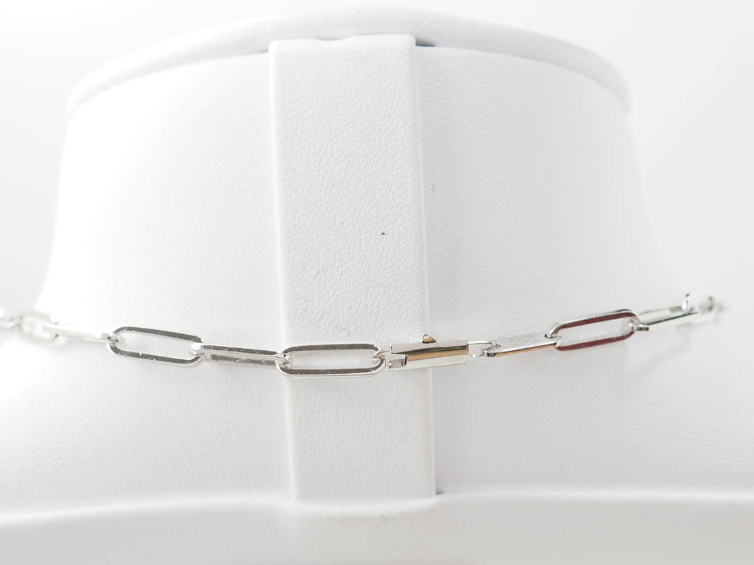 Collier Dinh Van Menottes R12 Or Blanc et Diamants