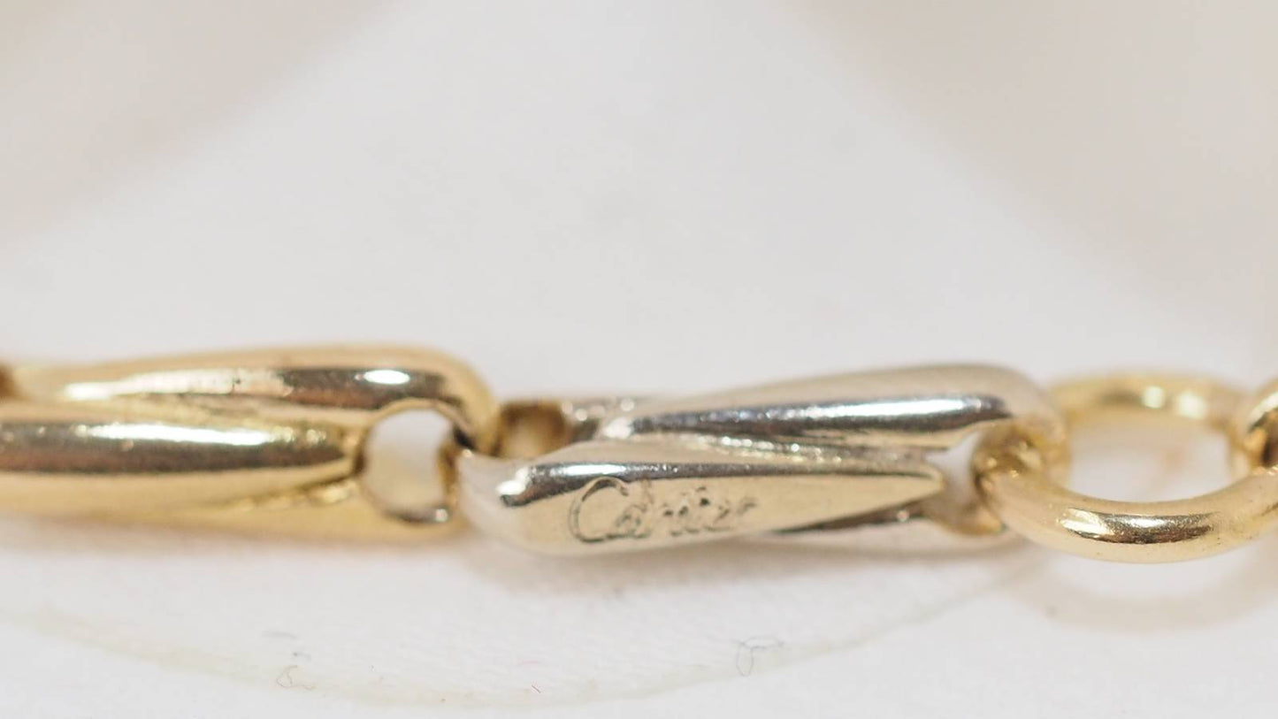 Collier Sautoir Cartier en or jaune grain d' avoine