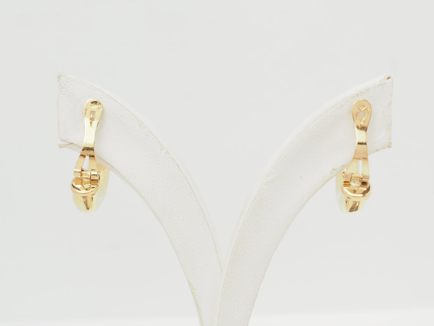 Boucles d'oreilles créoles épaisses en or jaune 18kt – 23 mm