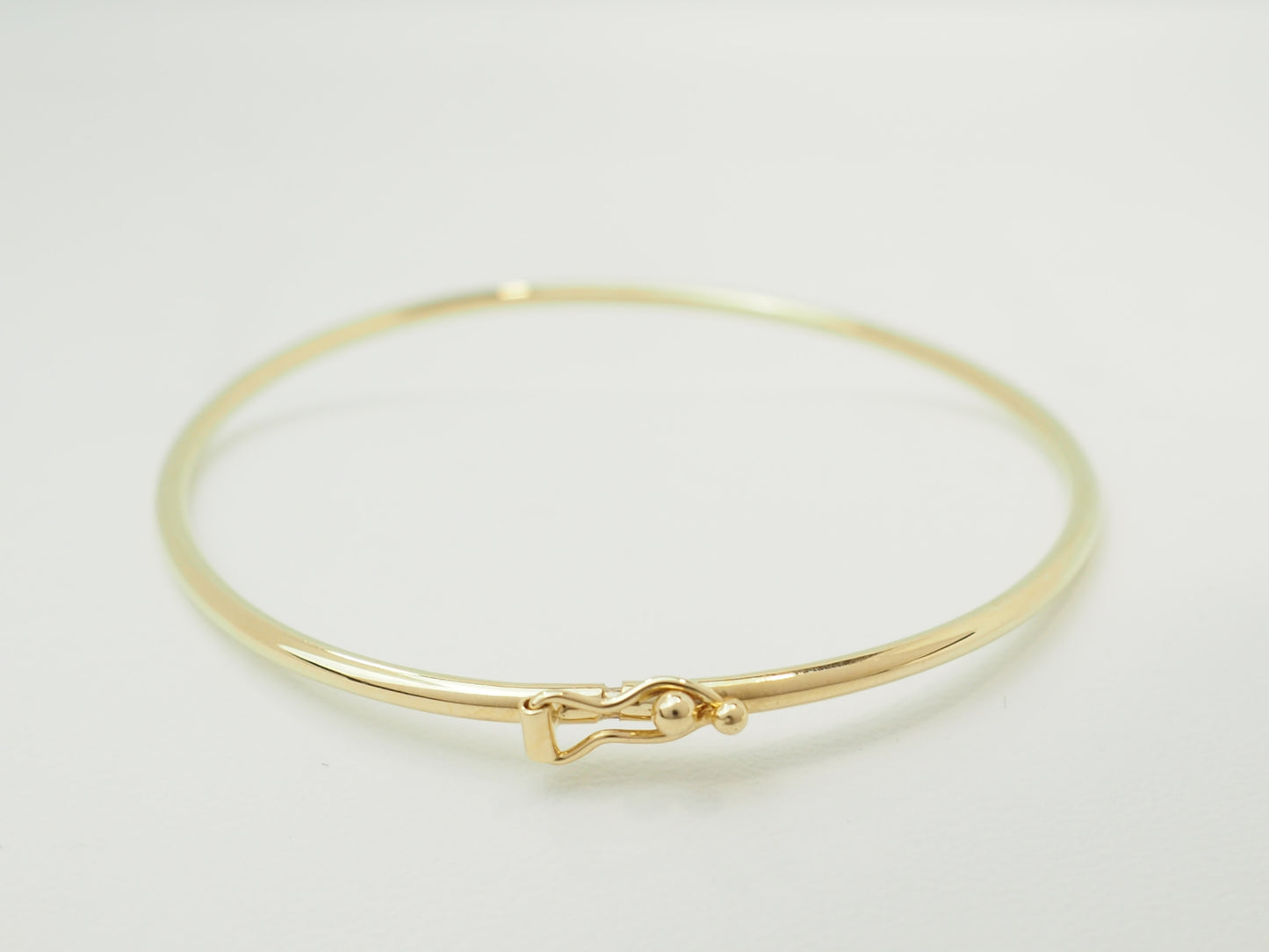 Bracelet jonc flexible en or jaune 18 kt