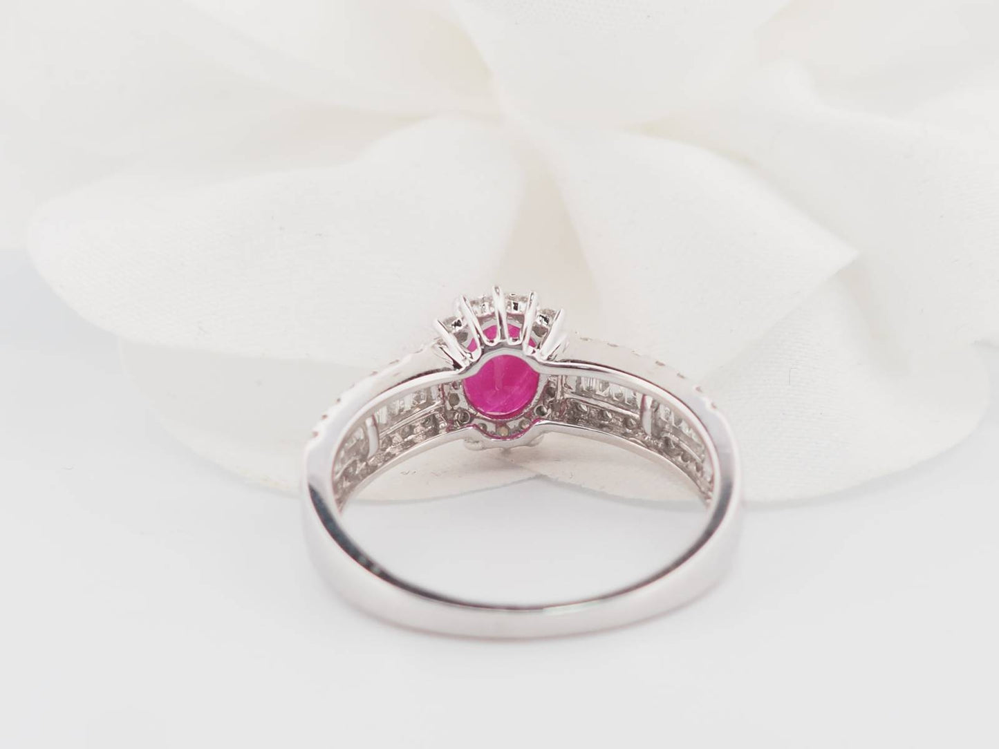 Bague en rubis d'occasion 