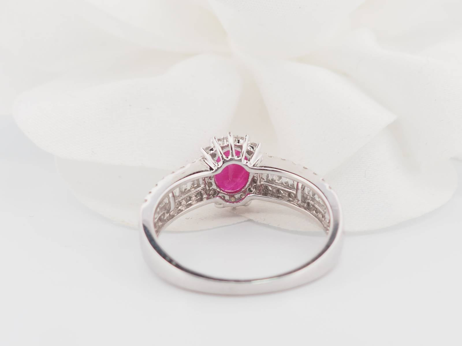 Bague en rubis d'occasion 