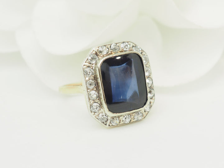 Bague ancienne Art Nouveau L&
