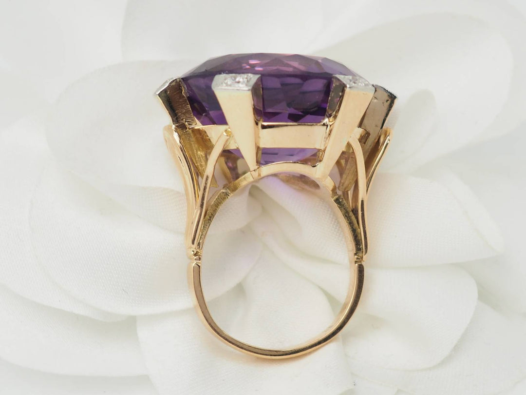 Bague cocktail vintage L&