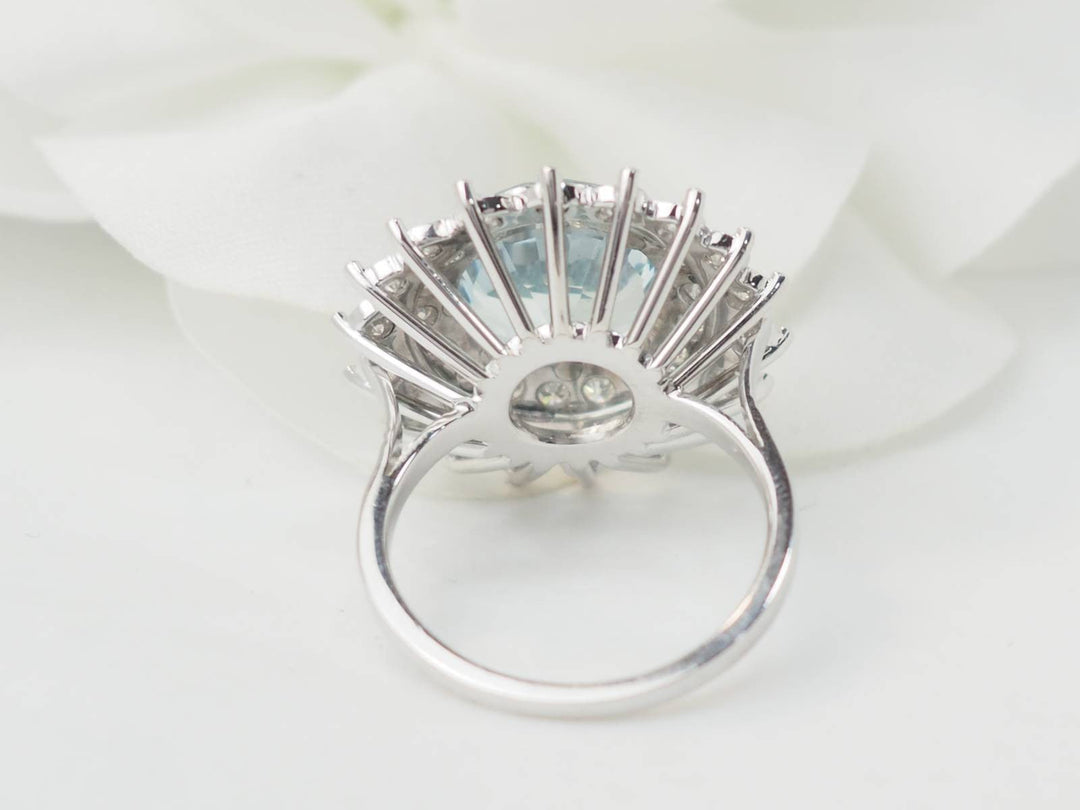 Vue arrière de la bague cocktail L&