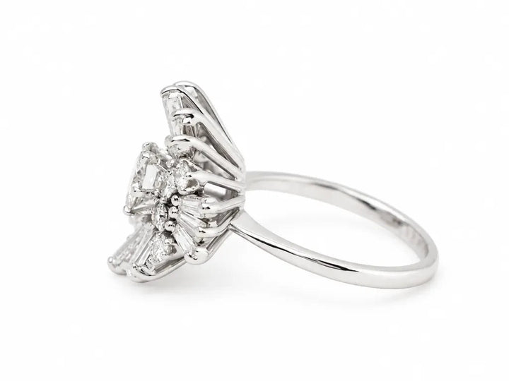 Bague Marguerite Soleil vintage L&