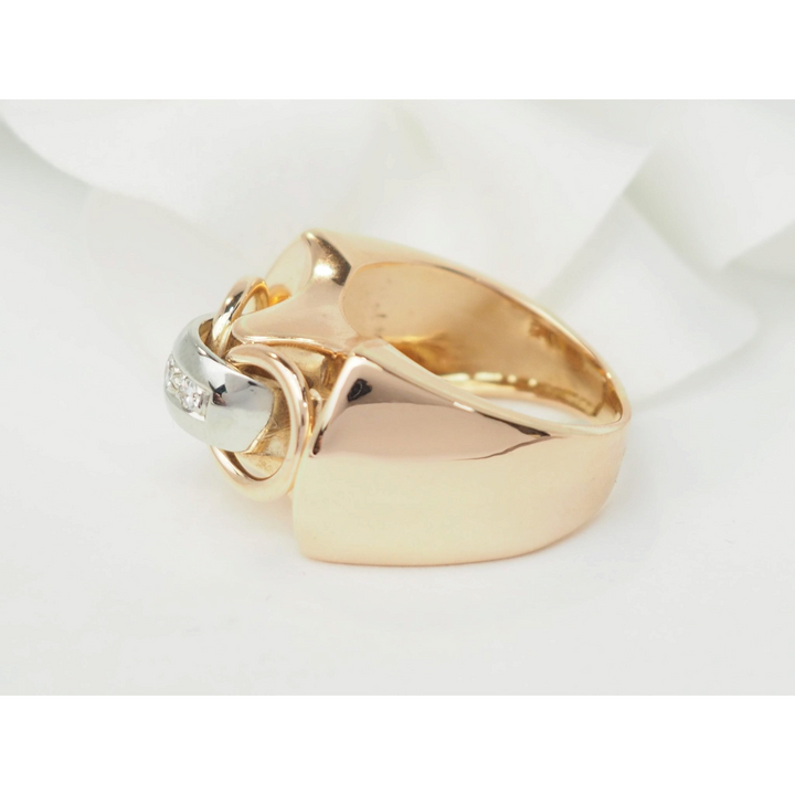Bague Tank ancienne L&