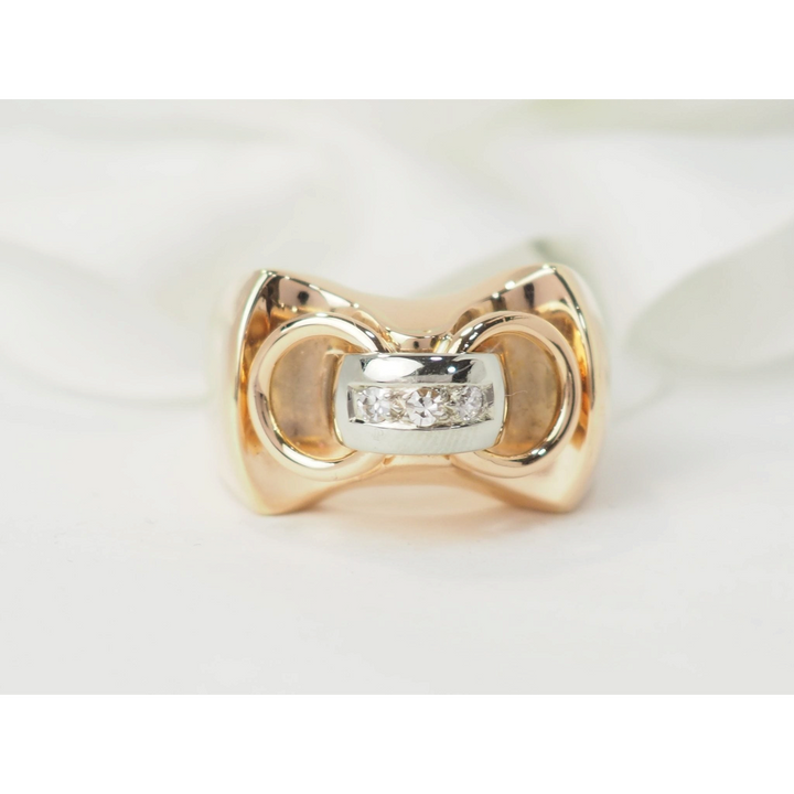 Bague Tank ancienne L&