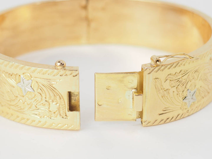 Bracelet ouvrant vintage L&