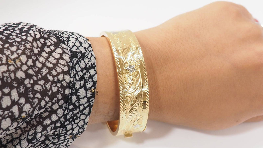 Bracelet ouvrant vintage L&