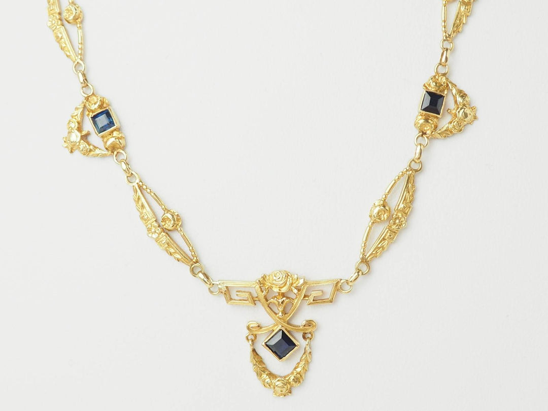 Collier draperie L&