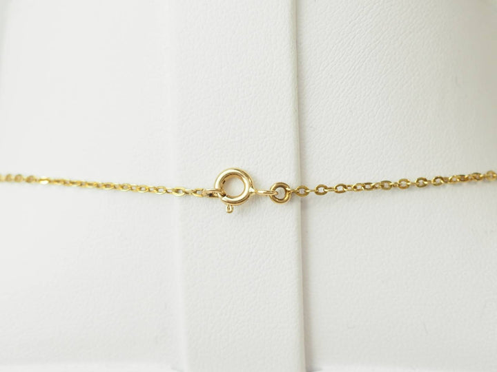 Fermoir à ressort en or jaune 18 carats du collier draperie L&