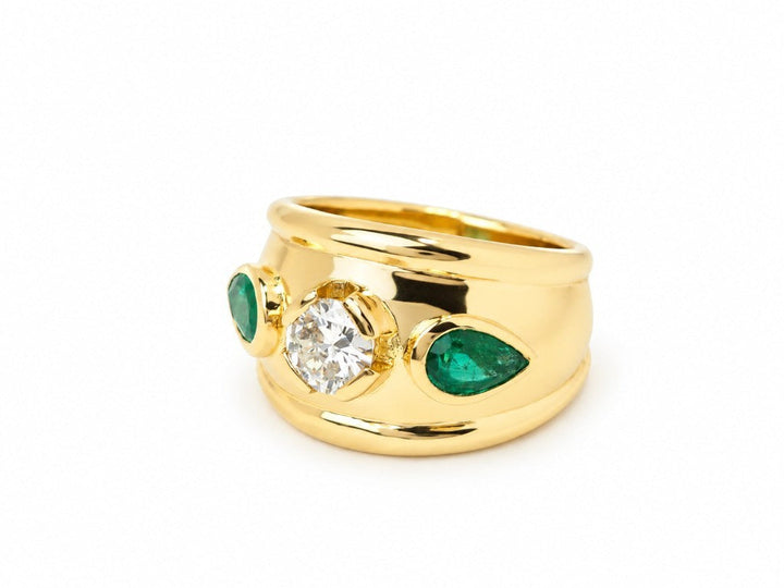 Bague bandeau vintage L&