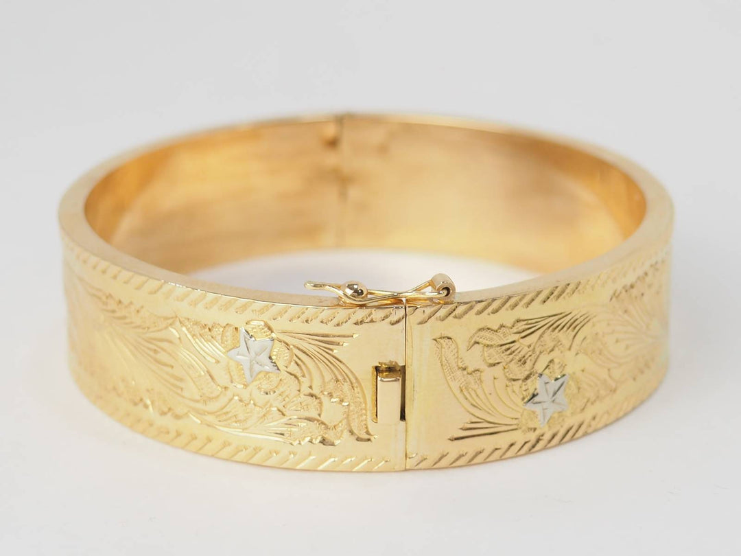 Bracelet ouvrant vintage L&