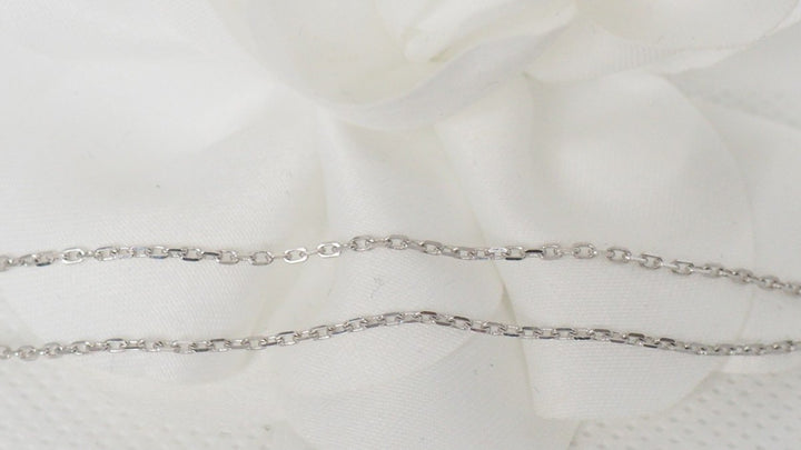 Chaîne en or blanc 18 carats L&