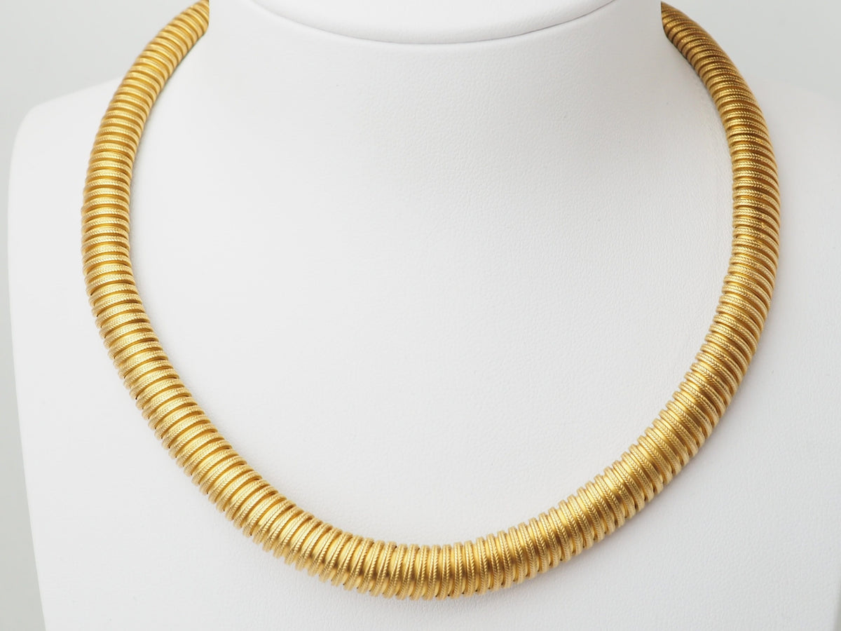 collier tubogas femme luxe