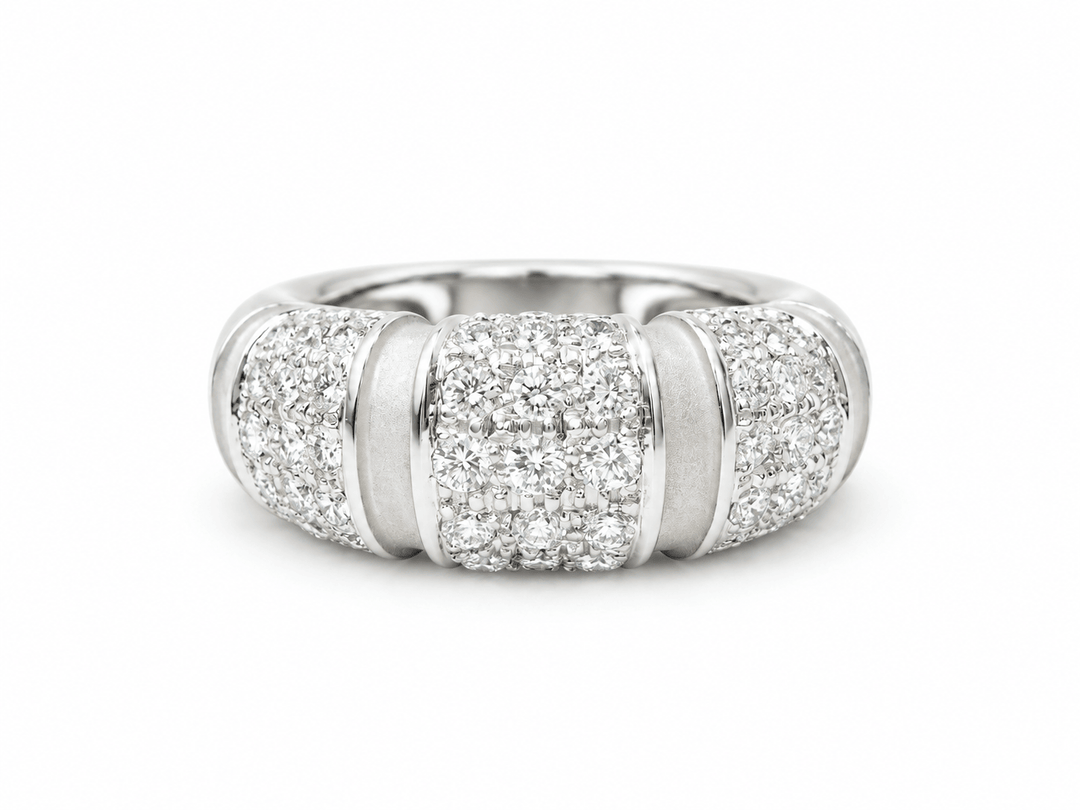 Bague Pavage Mauboussin Nadja en or blanc et diamants