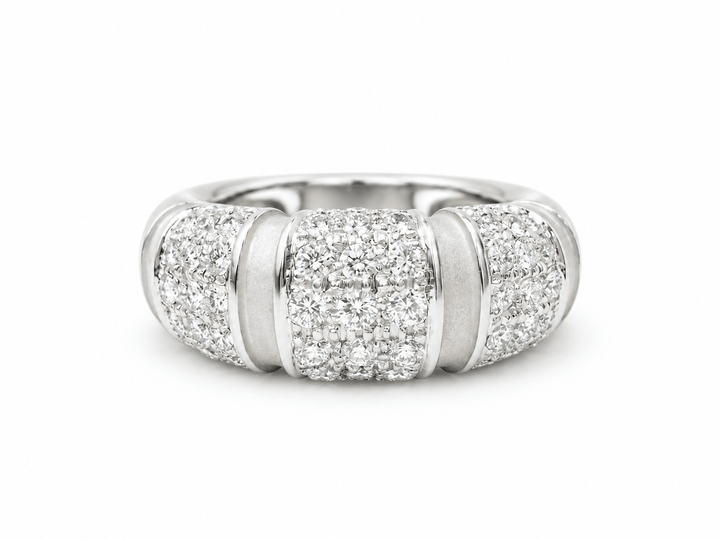 Bague Pavage Mauboussin Nadja en or blanc et diamants