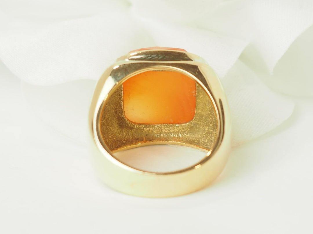 Bague chevalière vintage L&