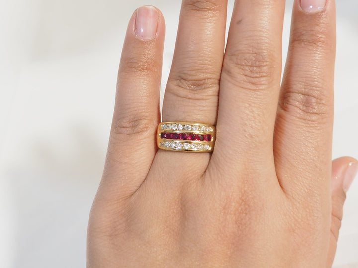 Bague ruban vintage L&