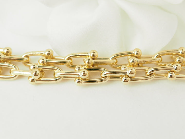 Collier Tiffany &amp; Co HardWear en or jaune 18 carats avec maillons articulés, proposé par L&