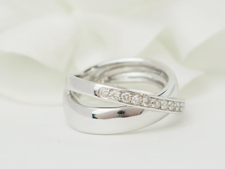 Bague croisée L&