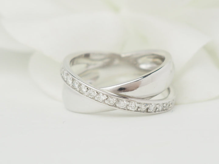 Bague croisée L&