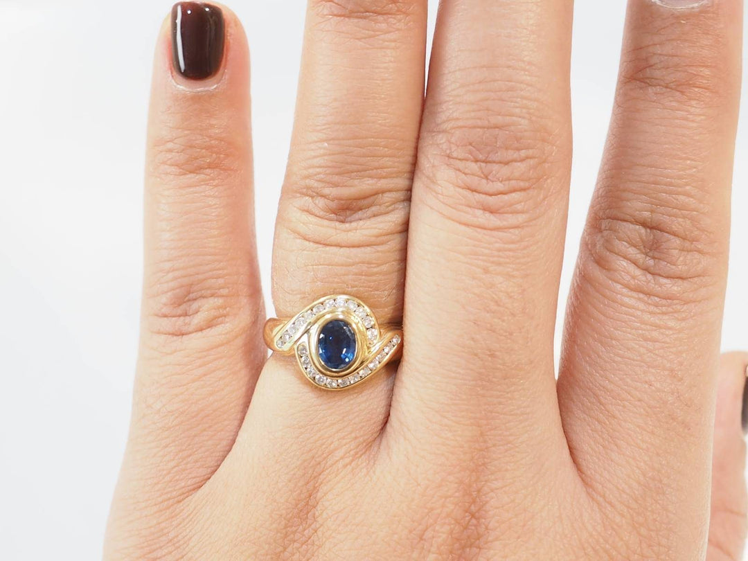 Bague vintage L&