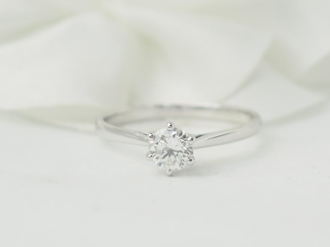 Bague solitaire vintage L&