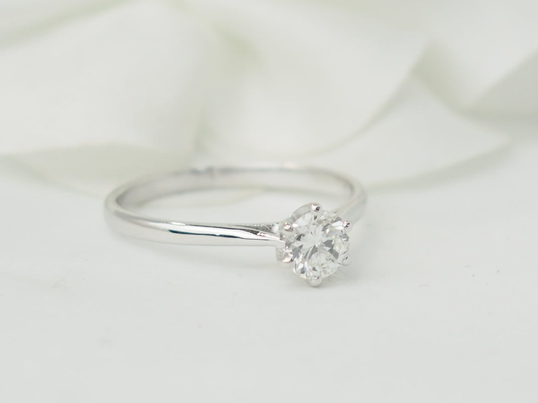 Bague solitaire vintage L&