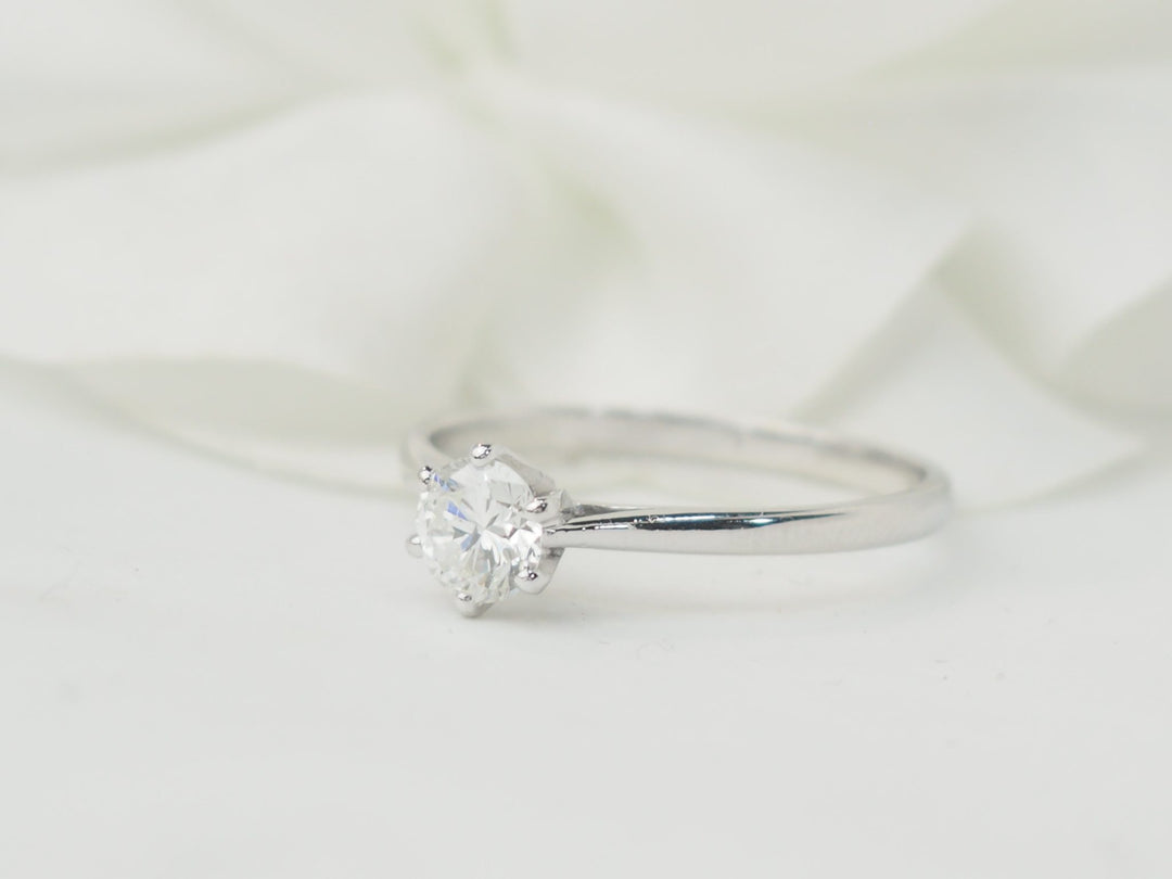 Bague solitaire vintage L&