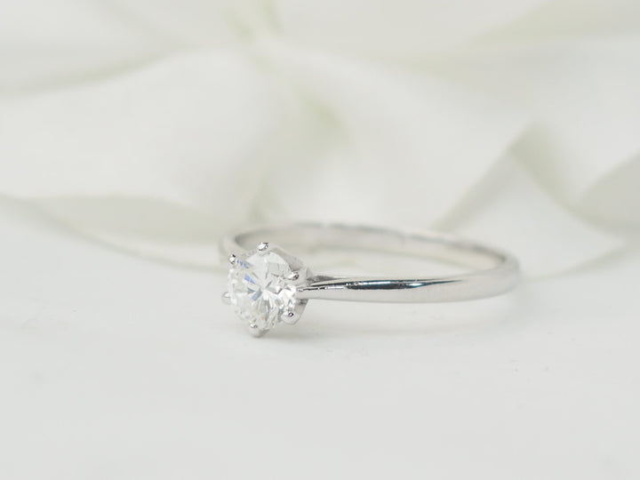 Bague solitaire vintage L&