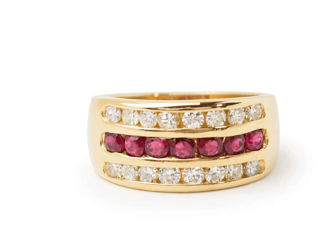 Bague ruban vintage L&