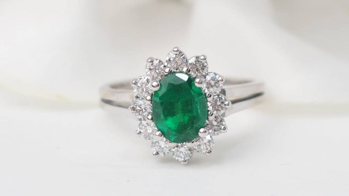 Bague marguerite vintage L&
