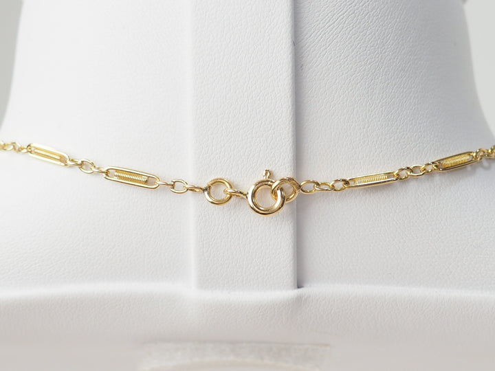 Collier draperie Fin XIXème en or jaune