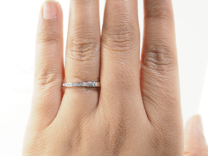 Bague Tiffany &amp; Co en or blanc et diamants