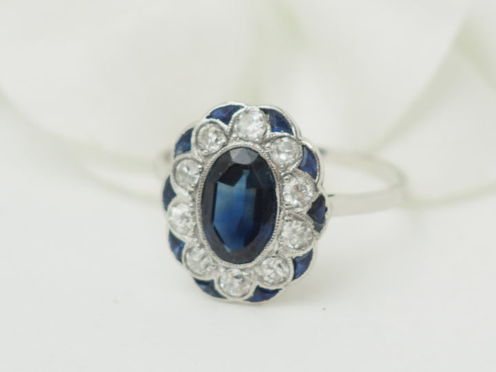 Bague ancienne Pompadour L&